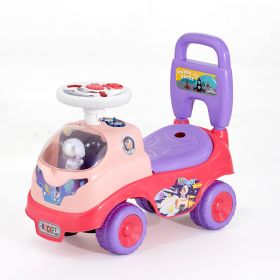 Ride On Toddler Push Car, Push Car for Toddler 19 to 36 Months, Kids Ride On Toy with Horn & Music, 48.5 lbs Load Capacity, Under-seat Storage