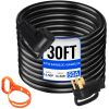 VEVOR Heavy Duty 30 ft 50 Amp RV Extension Cord Power Supply Cable w/Molded Connector&Handles 125 / 250V