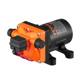 VEVOR Water Diaphragm Pump, 12V DC, 3.5 GPM Flow, 55 PSI Rated Pressure (40-80 PSI Adjustable)