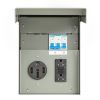 VEVOR Temporary Power Outlet Panel, 20 50 Amp, RV EV Electrical Outlet Panel with NEMA 50 Amp GFCI 20 Amp Receptacle Installed