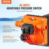 VEVOR Water Diaphragm Pump, 12V DC, 3.5 GPM Flow, 55 PSI Rated Pressure (40-80 PSI Adjustable)