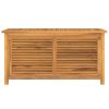 Garden Storage Box Teak brown Solid teak wood with water-based finish